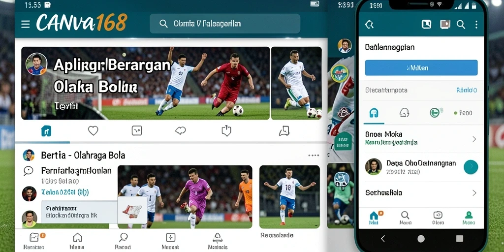 Antarmuka CANVA168 yang menarik dan informatif.