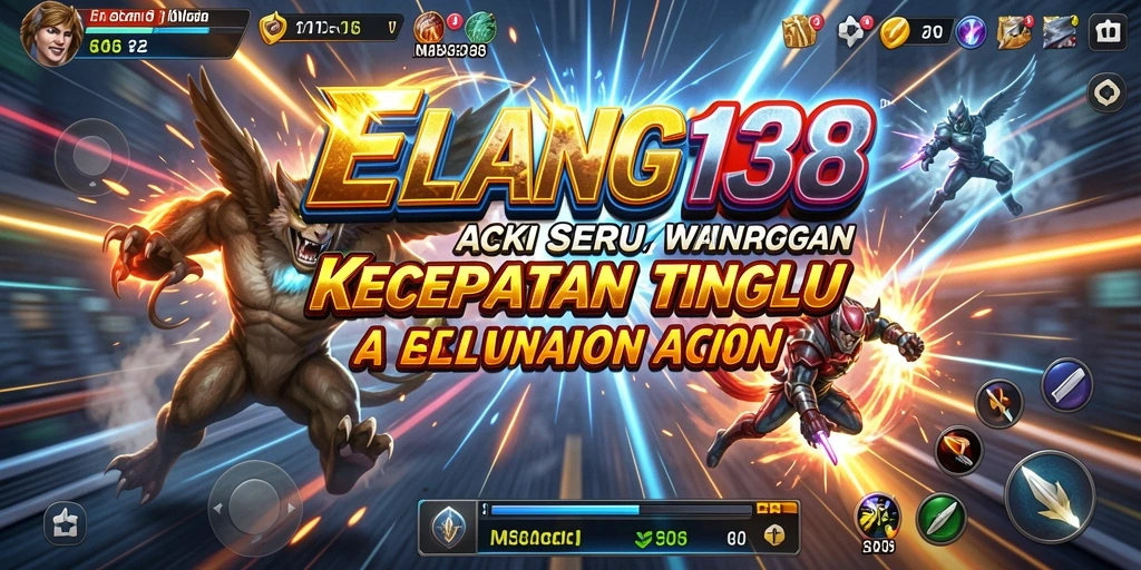 Tampilan antarmuka permainan ELANG138 yang dinamis dan menari.