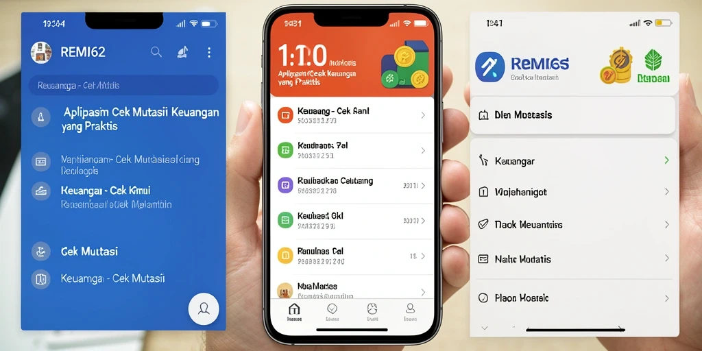 Tampilan antarmuka REMI62 yang intuitif untuk cek mutasi.