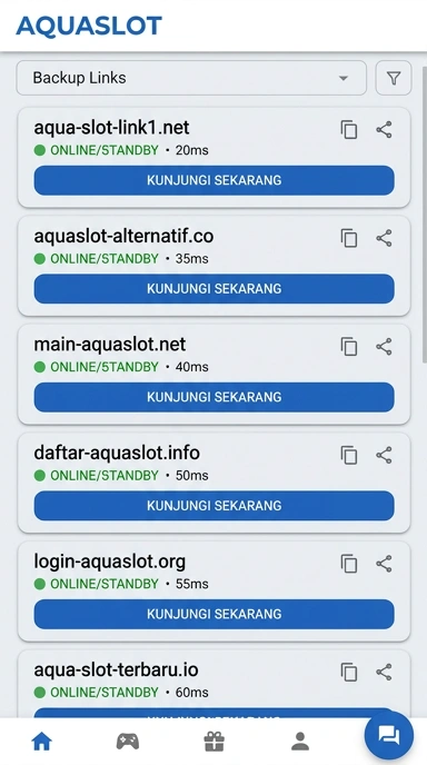 Link Alternatif Aquaslot untuk Pengguna Android