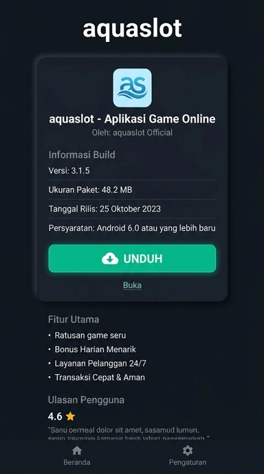 Download APK aquaslot untuk Pengguna Android Indonesia